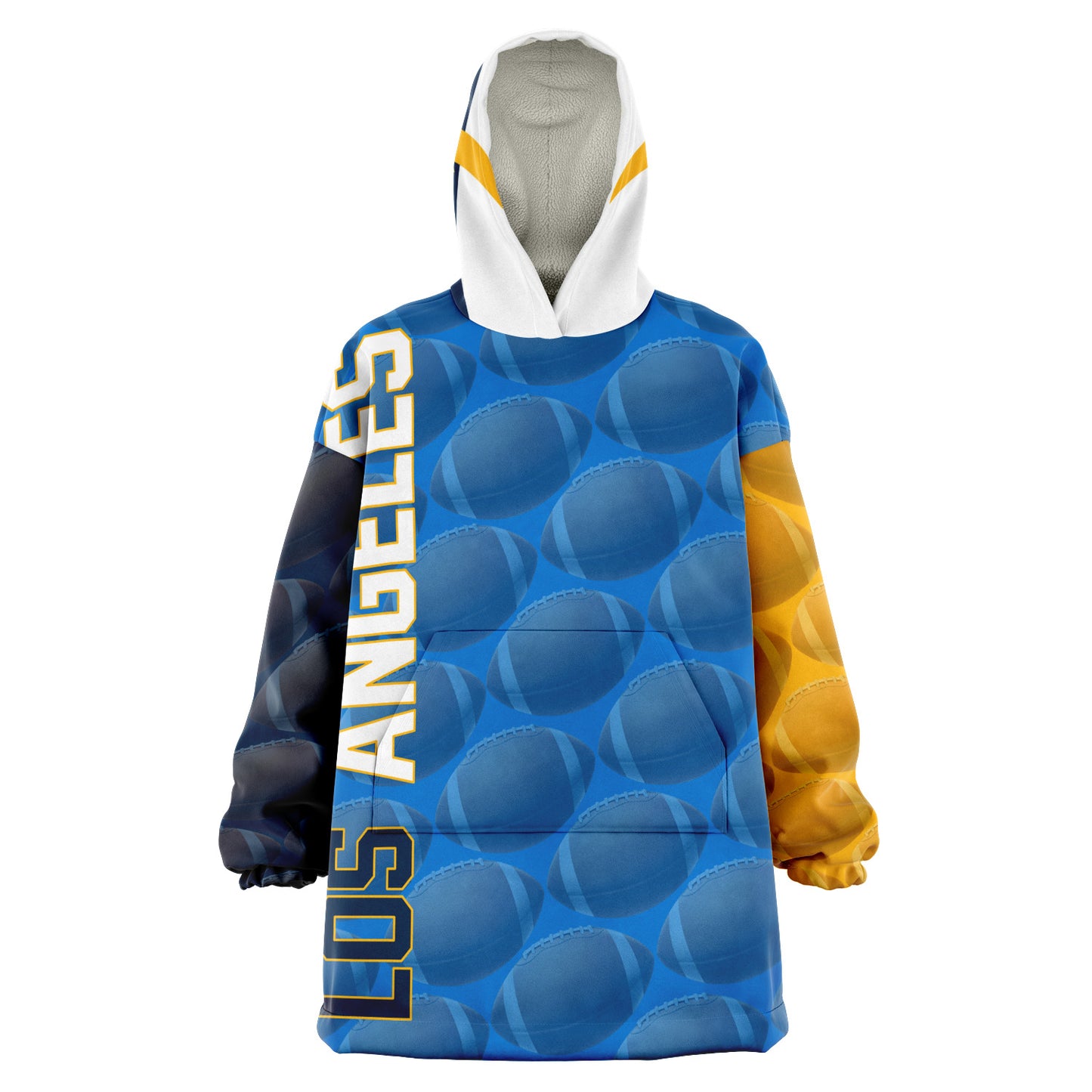 Los Angeles Light Blue Football Snuggly Hoodie