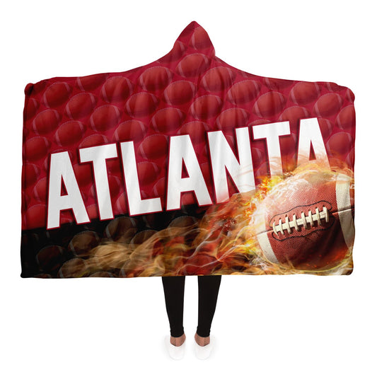 Atlanta Football Hooded Blanket