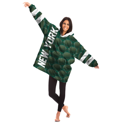 New York Green Football Snuggly Hoodie