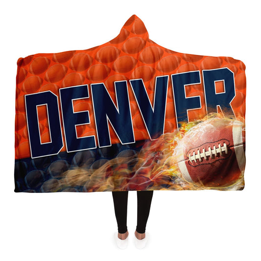 Denver Football Hooded Blanket