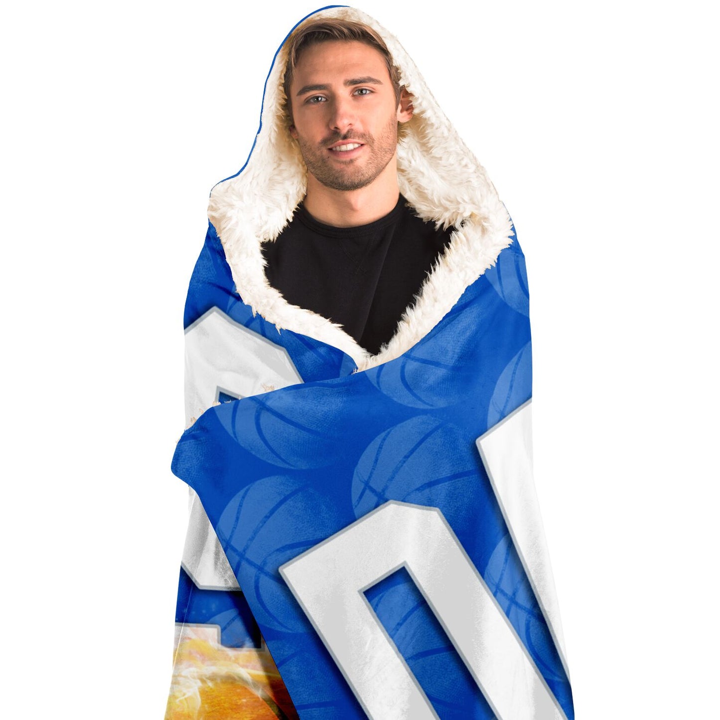 Dallas Basketball Hooded Blanket